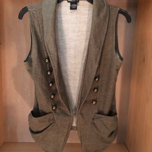 Wet Seal Olive Vest